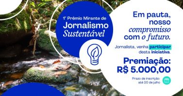 Prêmio de Jornalismo: inscrições terminam no próximo dia 20